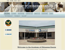 Tablet Screenshot of peoriakarate.com
